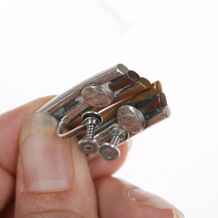 1950's Sterling Mixed Metals Los Castillo Jewelry set - Estate Fresh Austin