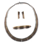 1950's Sterling Mixed Metals Los Castillo Jewelry set - Estate Fresh Austin