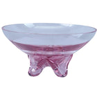 1950's Tiffin 17430 Wistaria Swedish Optic Footed Bowl - Estate Fresh Austin