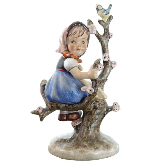 1950's Tmk2 Hummel Full Bee 6 3/8" tall Girl climbing tree - Estate Fresh Austin