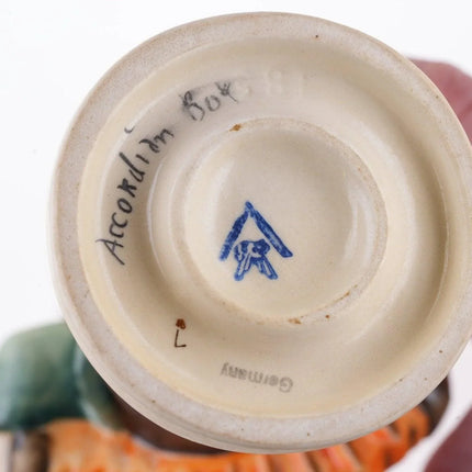 1950's Tmk2 Hummel Full Bee 6" Accordian Boy - Estate Fresh Austin