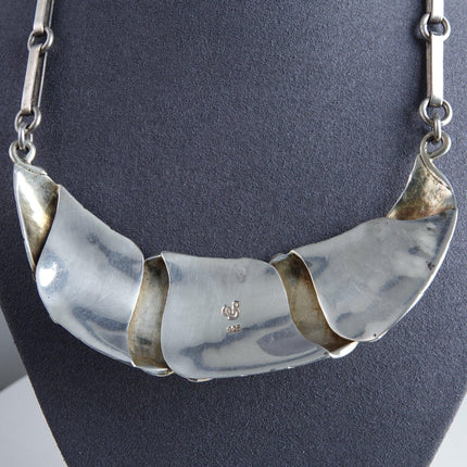 1950's William Spratling Necklace Modernist Mexican Silver - Estate Fresh Austin