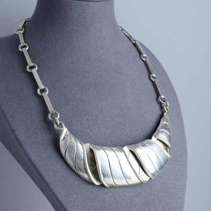 1950's William Spratling Necklace Modernist Mexican Silver - Estate Fresh Austin