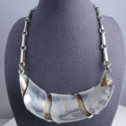 1950's William Spratling Necklace Modernist Mexican Silver - Estate Fresh Austin