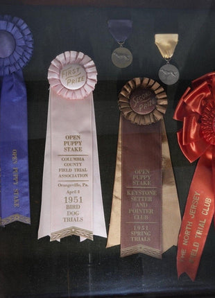 1951 Field Dog Trials Bird Dog Ribbons/Medals from New Jerser/ Pennsylva - Estate Fresh Austin