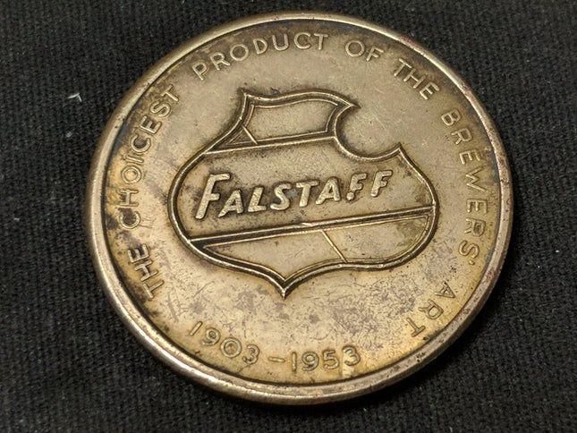 1953 Falstaff Beer Token 50th Golden Anniversary - Estate Fresh Austin