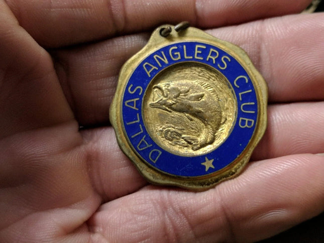 1955 Dallas Texas Anglers Club Medal 1st place - Estate Fresh Austin