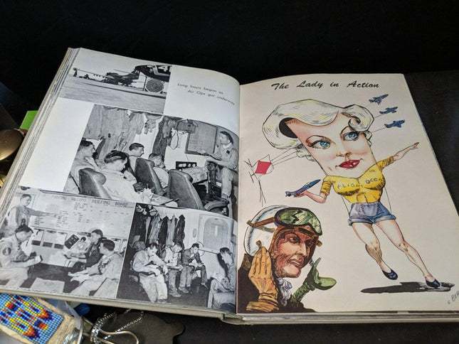 1955 USS Boxer Far Eastern Cruise Book Navy/Marines - Estate Fresh Austin