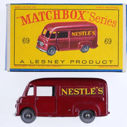 1960's Matchbox 69 Nestles van in box - Estate Fresh Austin