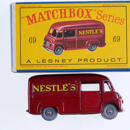 1960's Matchbox 69 Nestles van in box - Estate Fresh Austin