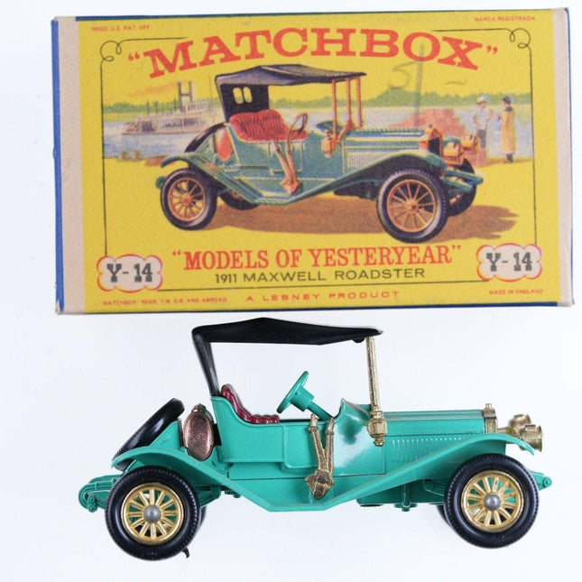 1960's Matchbox Models of Yesteryear Y - 14 1911 Maxwell Roadster in box - Estate Fresh Austin