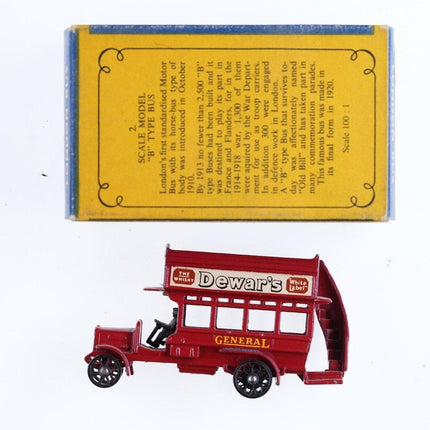 1960's Matchbox Models of Yesteryear Y - 2 London Bus - Estate Fresh Austin