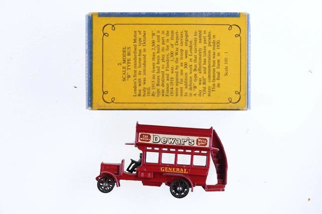 1960's Matchbox Models of Yesteryear Y-2 London Bus - Estate Fresh Austin