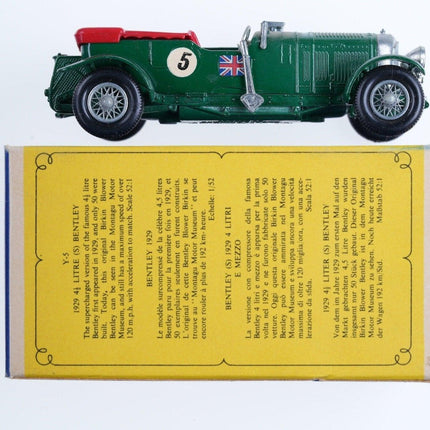 1960's Matchbox Models of Yesteryear y - 5 1929 4.5 Litre (5) Bentley - Estate Fresh Austin