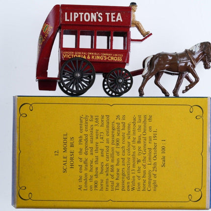 1960's Matchbox Y - 12 Models of Yesteryear Horse Bus Lipton's Tea - Estate Fresh Austin