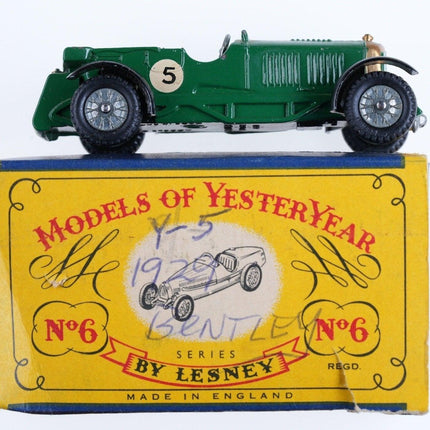 1960's Matchbox Y - 15 Models of Yesteryear 1929 Bentley - Estate Fresh Austin