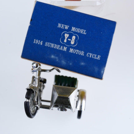 1960's Matchbox Y - 8 Models of Yesteryear 1914 Sunbeam Motor Cycle in Box - Estate Fresh Austin