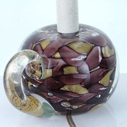 1960's Mazzega Murano Lamp Dichroic Paperweight Base - Estate Fresh Austin