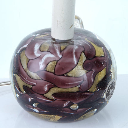 1960's Mazzega Murano Lamp Dichroic Paperweight Base - Estate Fresh Austin