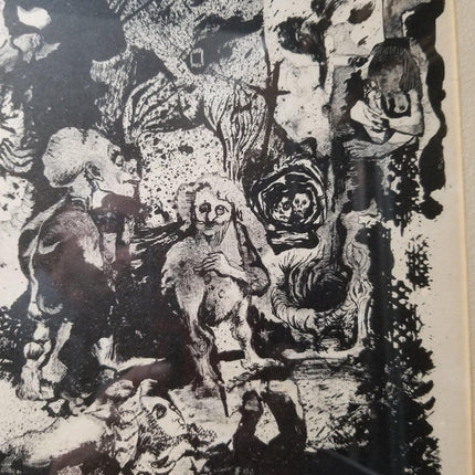 1961 Bob Click "The Flying Dutchman" Mid Century Lithograph 7/10 - Estate Fresh Austin