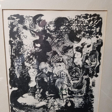 1961 Bob Click "The Flying Dutchman" Mid Century Lithograph 7/10 - Estate Fresh Austin