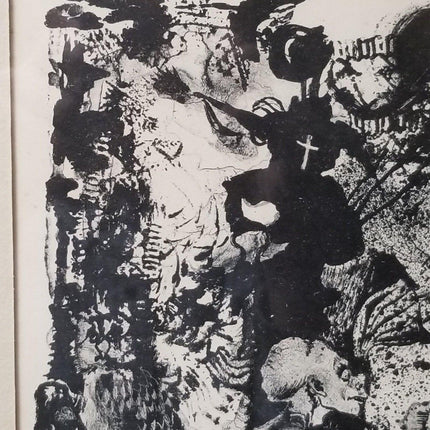 1961 Bob Click "The Flying Dutchman" Mid Century Lithograph 7/10 - Estate Fresh Austin