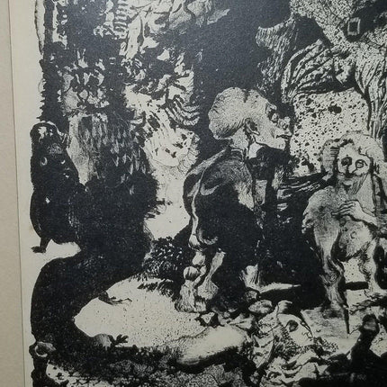 1961 Bob Click "The Flying Dutchman" Mid Century Lithograph 7/10 - Estate Fresh Austin