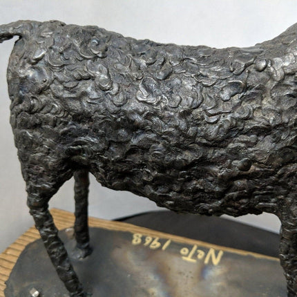 1968 Sheet Metal Sculpture of Centaur Signed Neto - Estate Fresh Austin