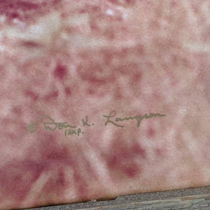 1970's Don K. Langson Wildlife Texas Buck Frontier Photograph 16"x20" - Estate Fresh Austin