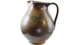 1970's Jugtown Pitcher Blue Decorated Salt Glazed stoneware pitcher - Estate Fresh Austin