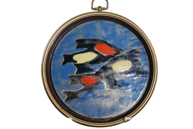 1970's MCM Copper enamel plaque - Estate Fresh Austin