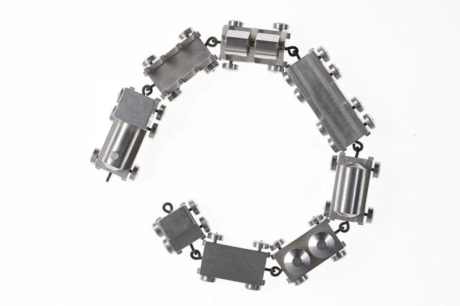 1973 Elton John's Rocket Records Promotion Gebr. Hildner Miniature Aluminum trai - Estate Fresh Austin