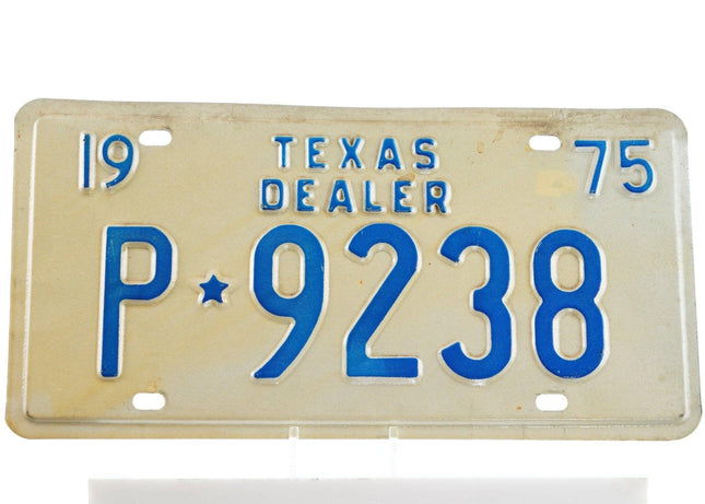 1975 Texas Dealer License plate - Estate Fresh Austin