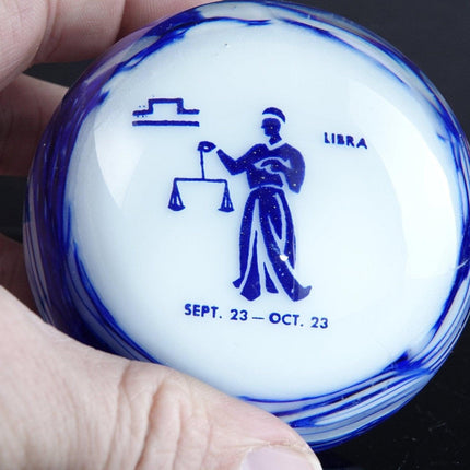 1977 South Jersey Glass Libra Paperweight - Estate Fresh Austin