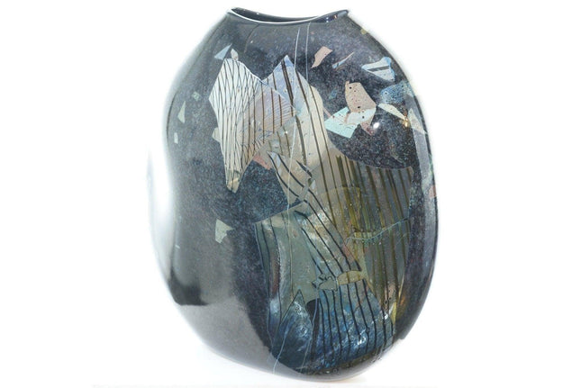 1980 Chihuly student William Morris Art Glass vase - Estate Fresh Austin