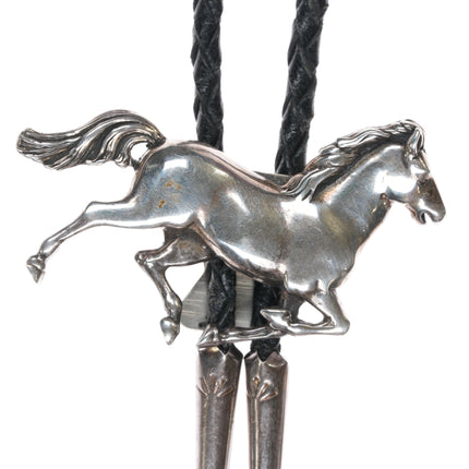 1980's Sterling horse bolo tie - Estate Fresh Austin