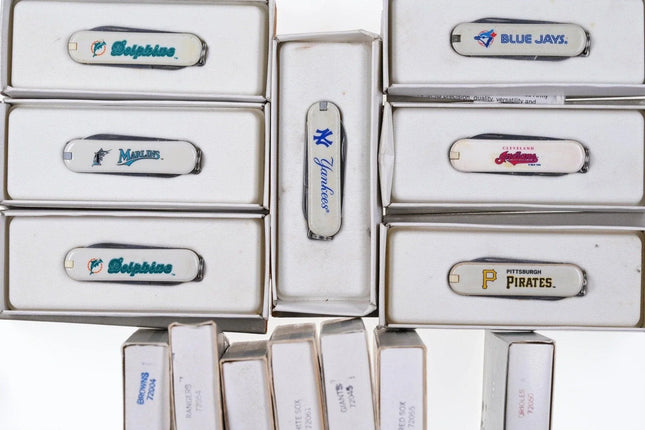 1980's Victorinox Swiss Army Knife Football/Baseball sports teams knives lot - Estate Fresh Austin