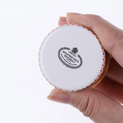 1984 Halcyon Days Christmas Enamel trinket box - Estate Fresh Austin