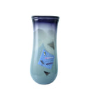 1985 Studio Art Glass Vase Abstract 