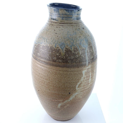 1987 Walt Glass Pottery(1943 - 2016) McQueeney San Antonio Texas Art Pottery Vase - Estate Fresh Austin