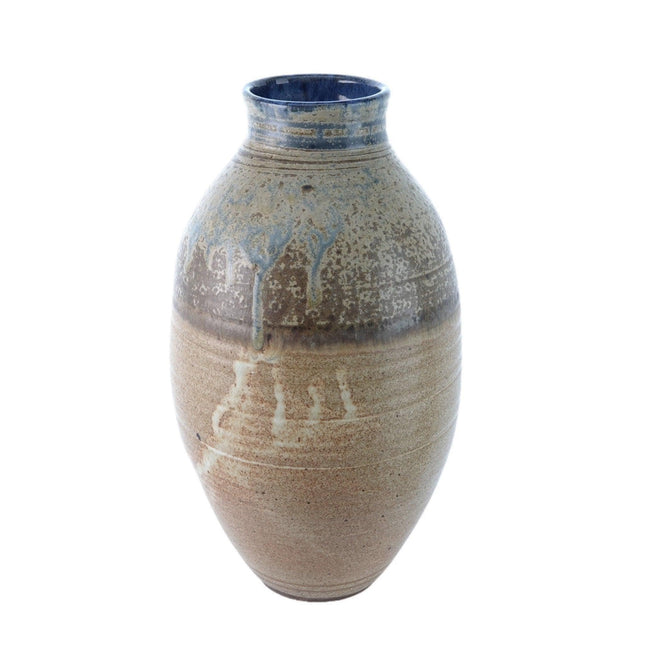 1987 Walt Glass Pottery(1943 - 2016) McQueeney San Antonio Texas Art Pottery Vase - Estate Fresh Austin