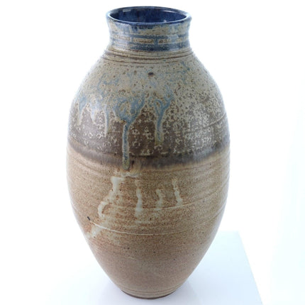 1987 Walt Glass Pottery(1943 - 2016) McQueeney San Antonio Texas Art Pottery Vase - Estate Fresh Austin