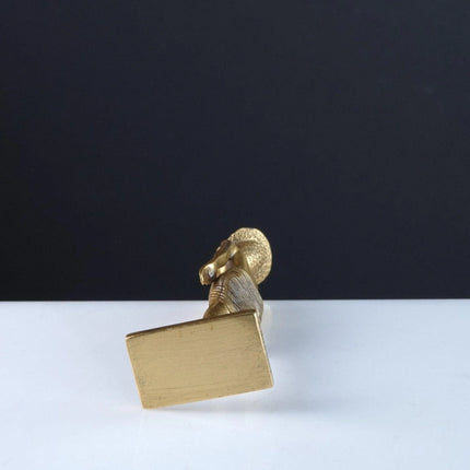 1989 MMA Miniature Gold Gilt Pewter Egyptian Figure - Estate Fresh Austin