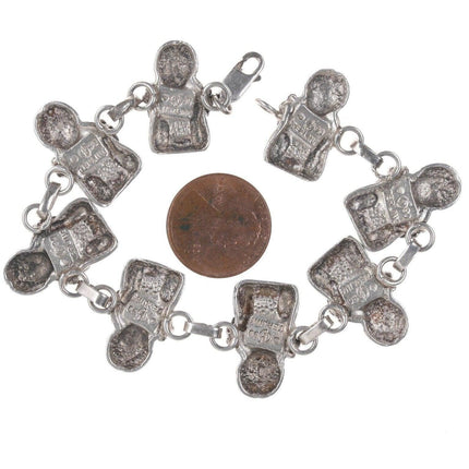 1990 Carol Felley Sterling StoryTeller Necklace and bracelet set - Estate Fresh Austin