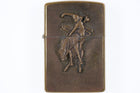 1993 Zippo bucking bronco Brass lighter - Estate Fresh Austin