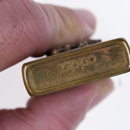 1993 Zippo bucking bronco Brass lighter - Estate Fresh Austin