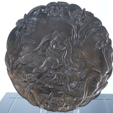 1994 Arthur Court Easter Bunny Decorative charger 12 5/8" - Estate Fresh Austin