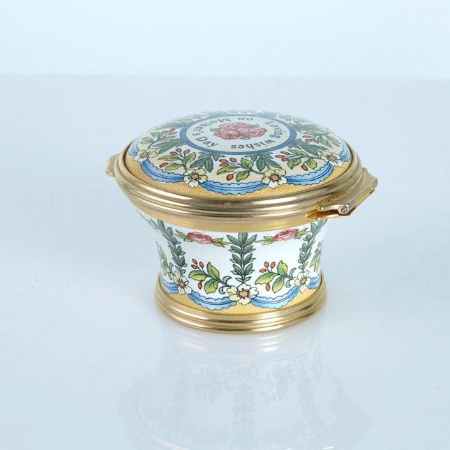 1998 Halcyon Days Mothers day trinket box - Estate Fresh Austin