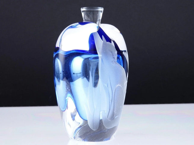 1998 Zellique Intaglio Cat Perfume bottle - Estate Fresh Austin