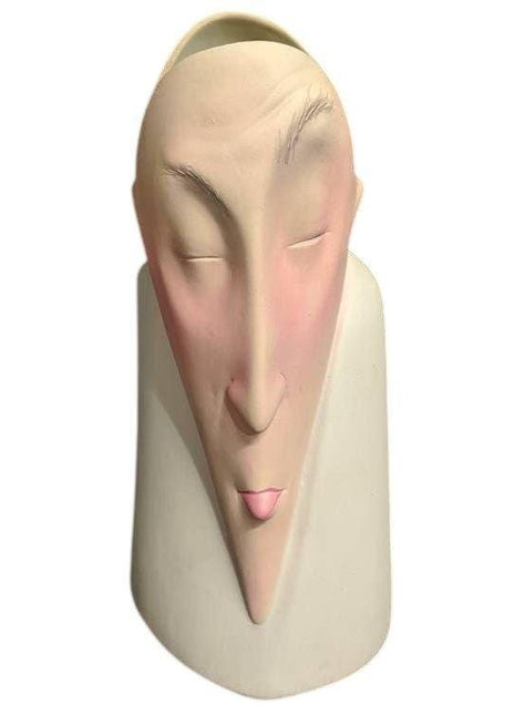 1999 14.5" Debbie Fecher Gramstad Face Vase - Estate Fresh Austin